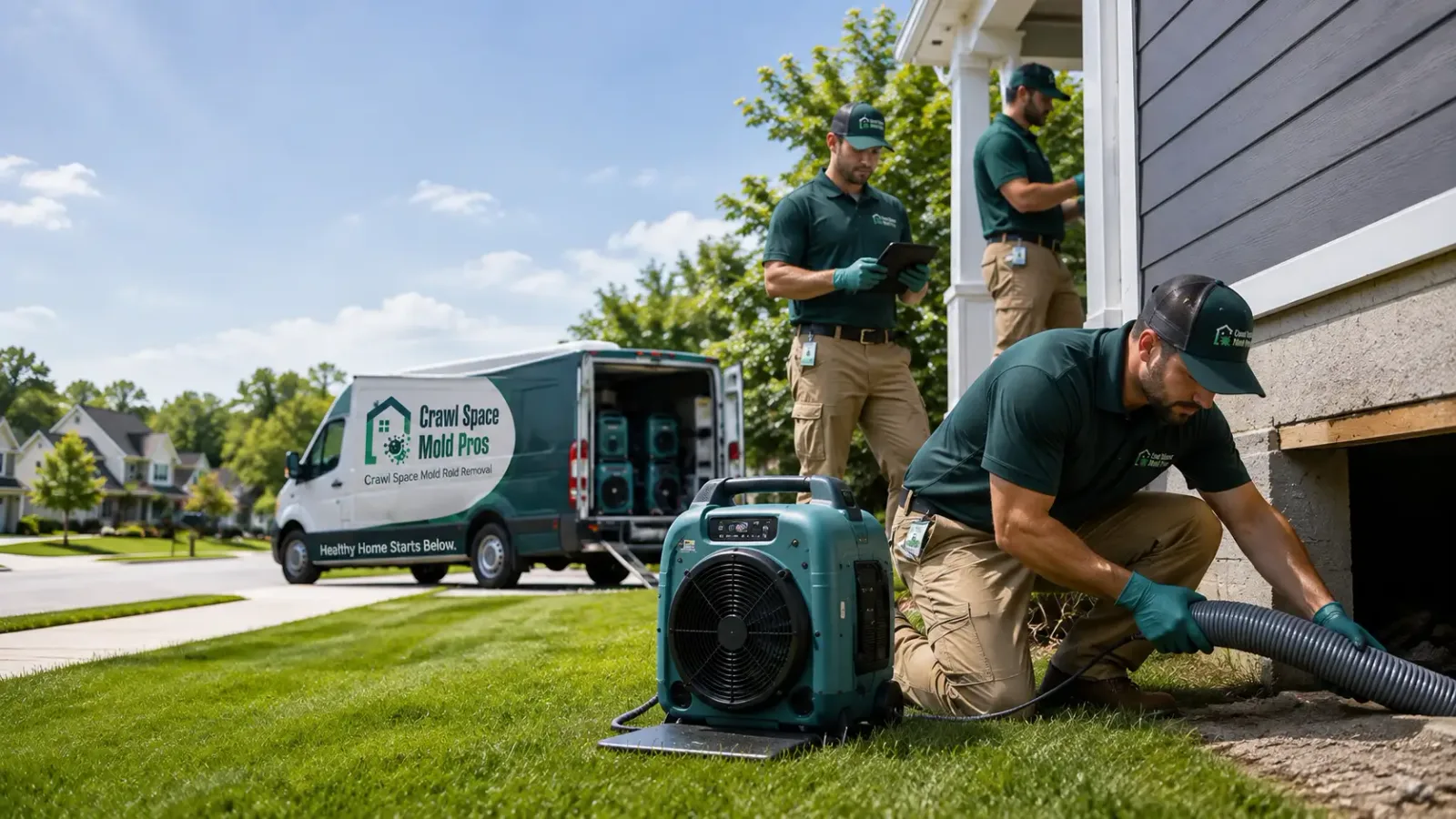 Crawl Space Mold Removal in Harris, NY